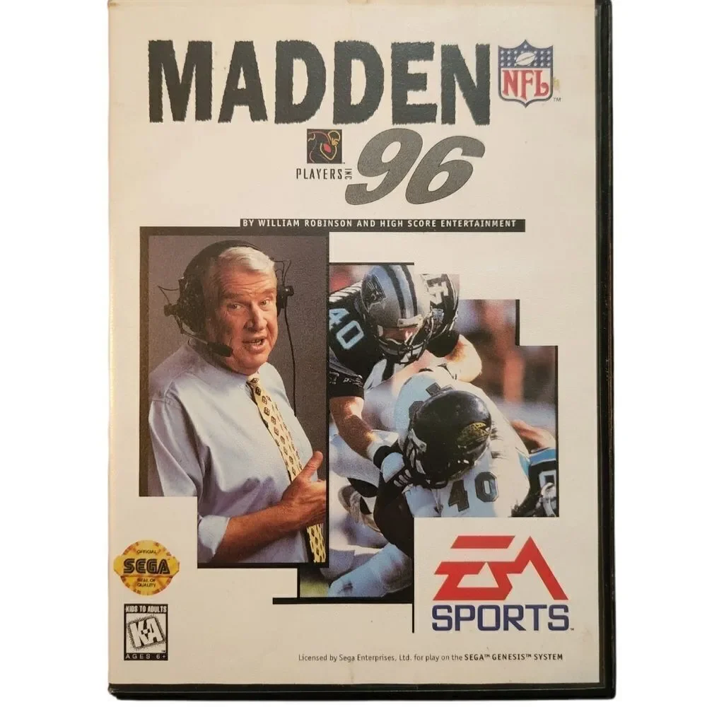 Sega Genesis Madden 96 Game Cartridge